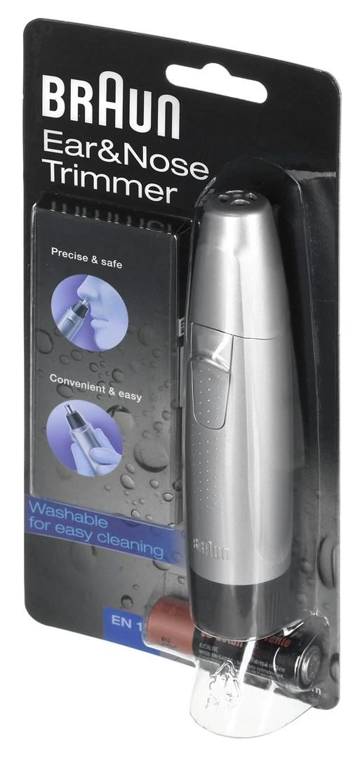 Braun Ear&Nose EN10 plaukų kirpimo mašinėlė Juoda, Sidabras