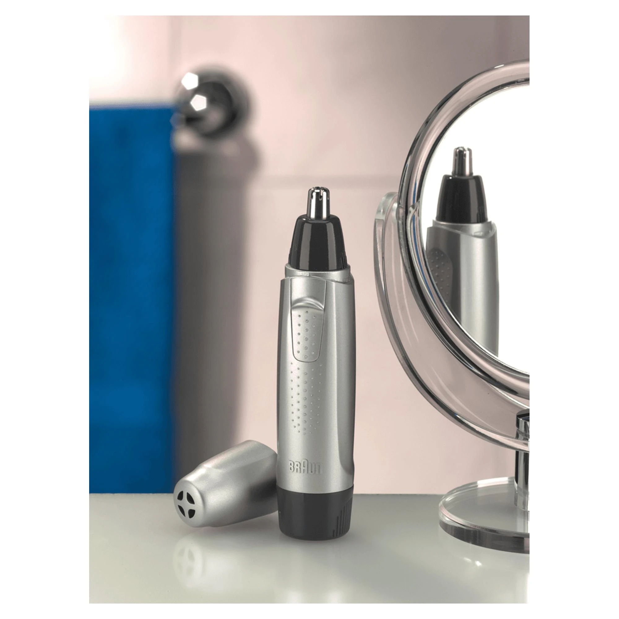 Braun Ear&Nose EN10 plaukų kirpimo mašinėlė Juoda, Sidabras