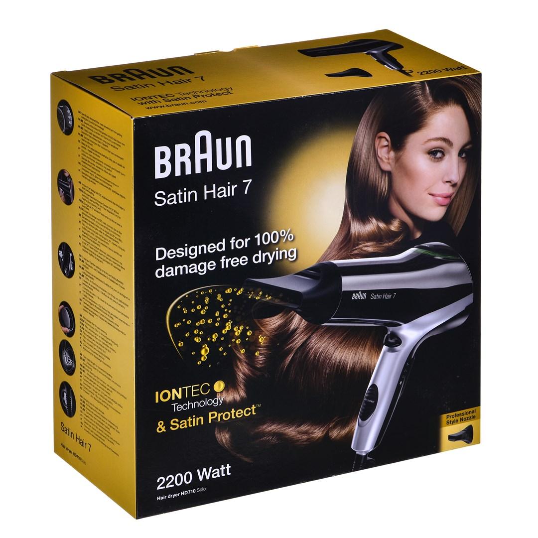 Braun Satin Hair 7 St 710 Oder 780 Unterschied Plaukų džiovintuvas Braun Satin Hair 7 HD710 Joninis Juoda 2200 W