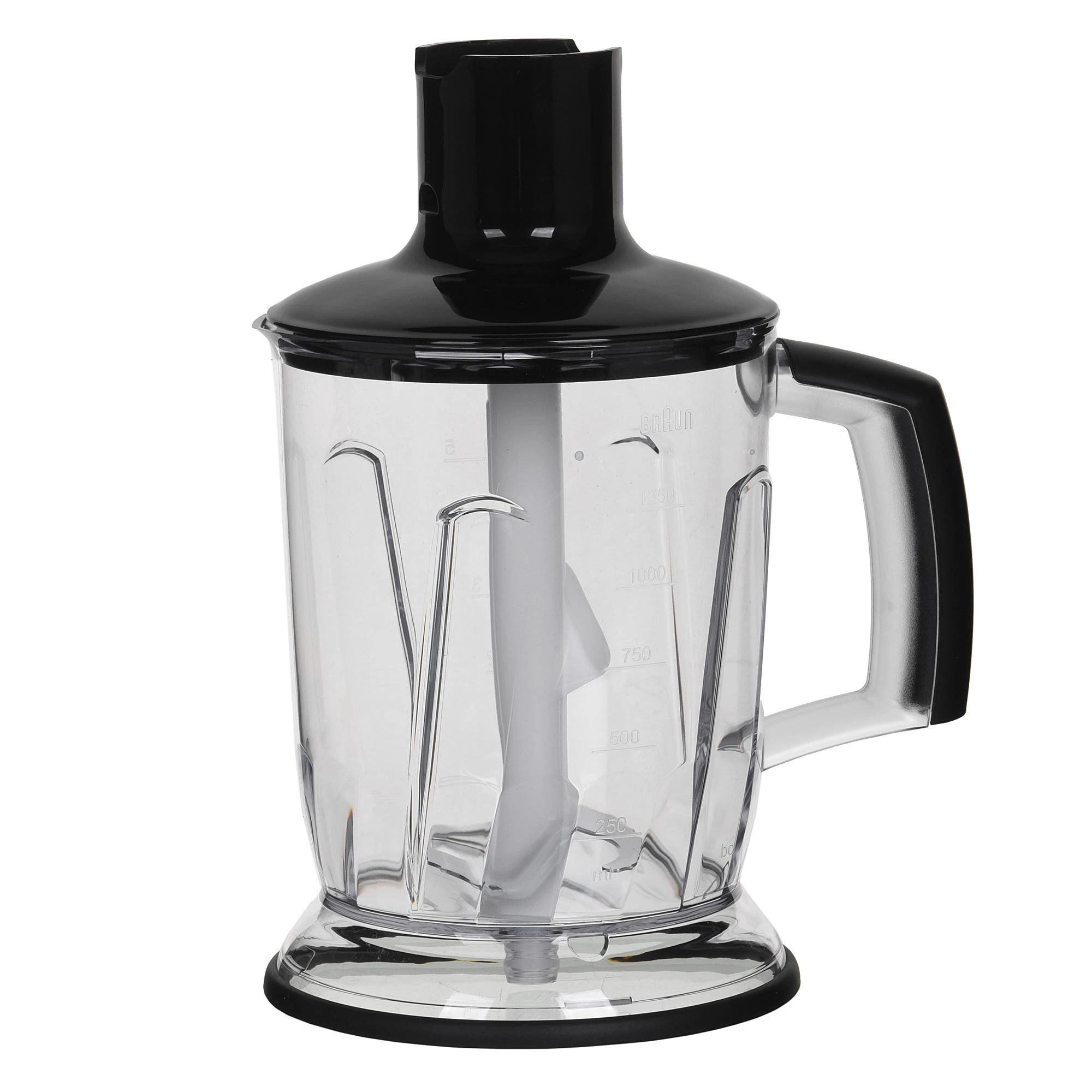 Braun MultiQuick 7 MQ 7045X 1,25 L Panardinamas maišytuvas Juoda, Nerūdijančiojo plieno 1000 W