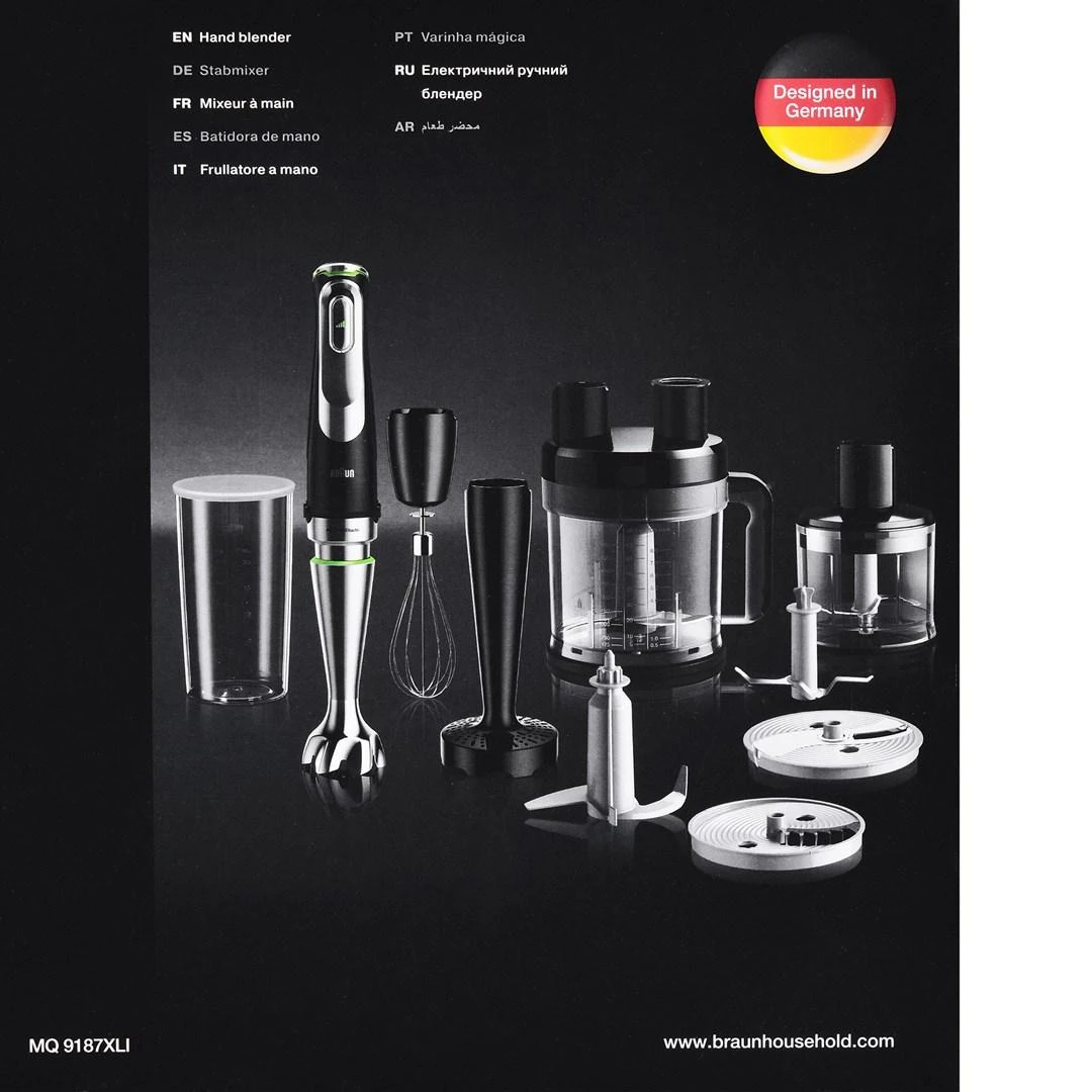 Braun Trintuvas MultiQuick 9, 9187XLI