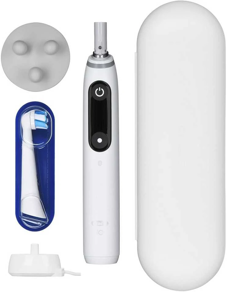 Elektrinis dantų šepetėlis Oral-B iO6 Series, baltas, 4210201438069