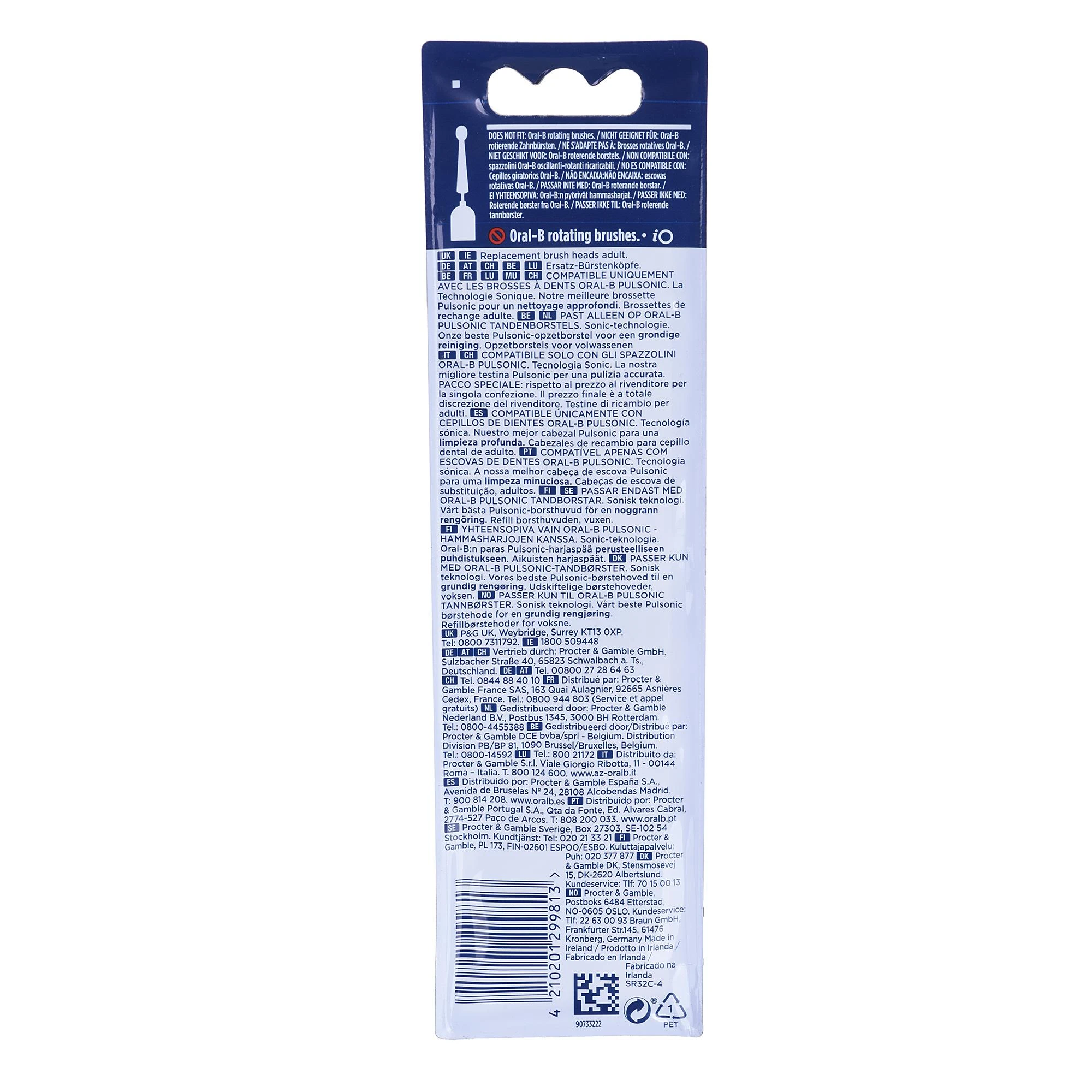 Braun SR32-4 Oral-B Pulsonic Clean pildymas