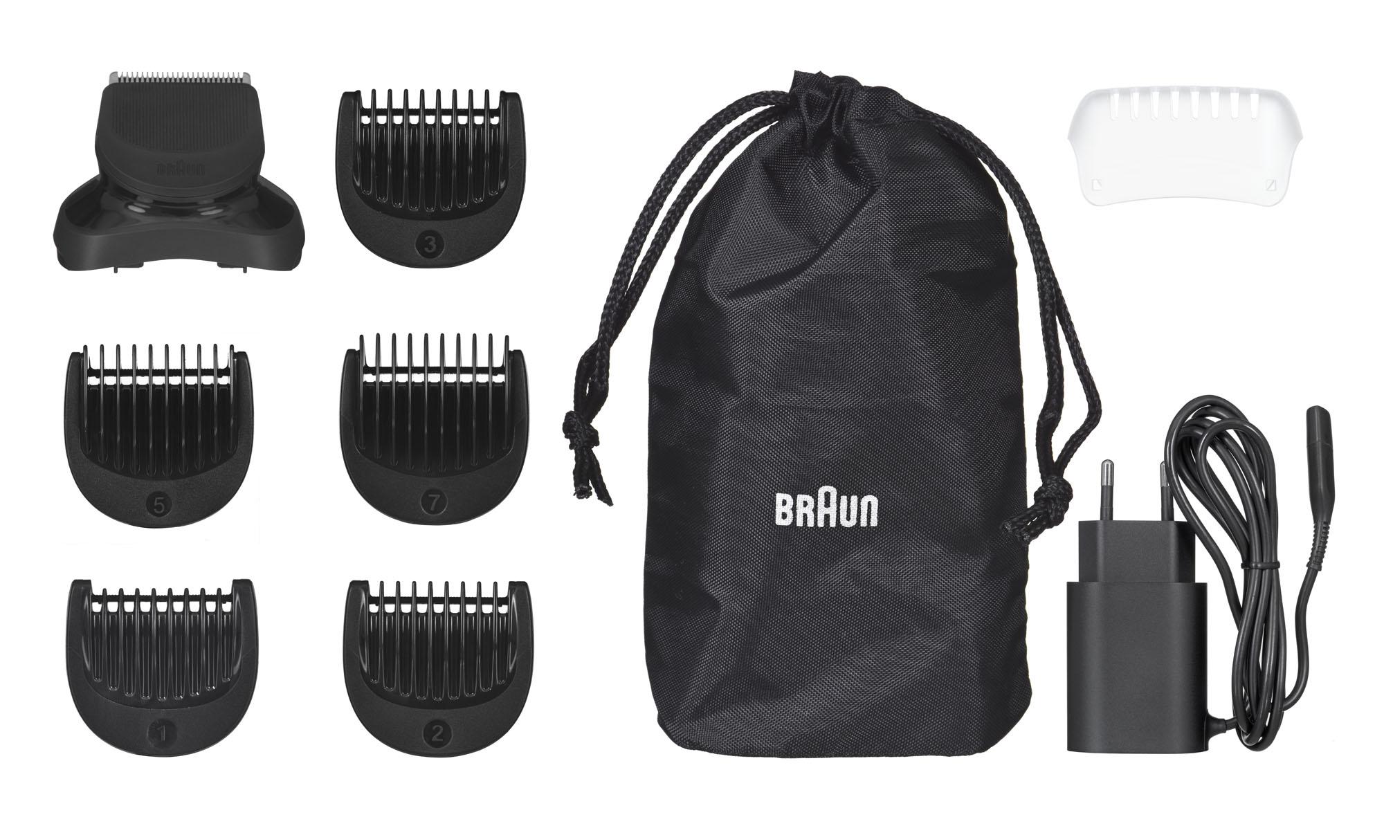 Barzdaskutė Braun | Shaver | Series 3 Shave&Style 300BT | Operating time (max) 30 min | NiMH | Juodas/Žalias