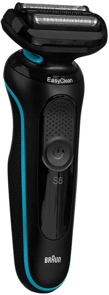 Braun | Shaver | 51-M1200s | Operating time (max) 50 min | Wet & Dry | Juodas/Mint