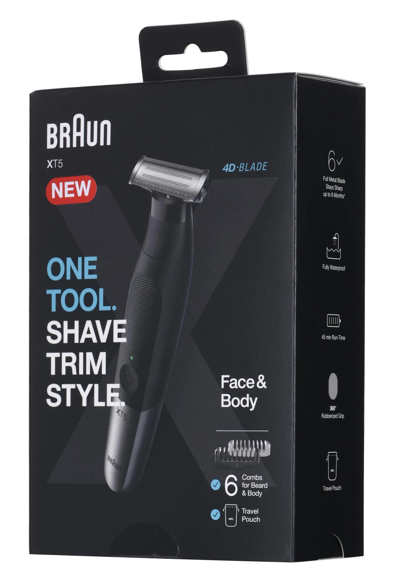 Braun veido ir kūno skustuvas XT5200
