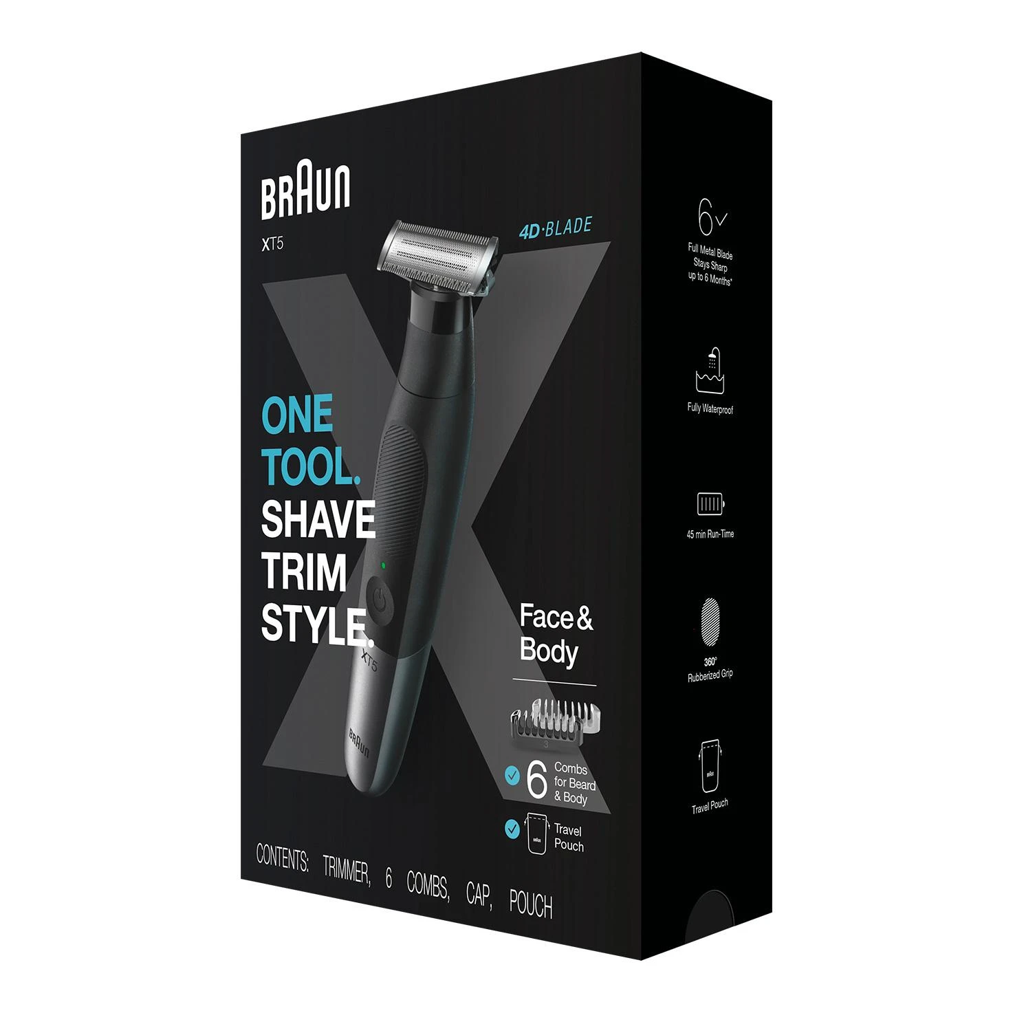 Braun veido ir kūno skustuvas XT5200