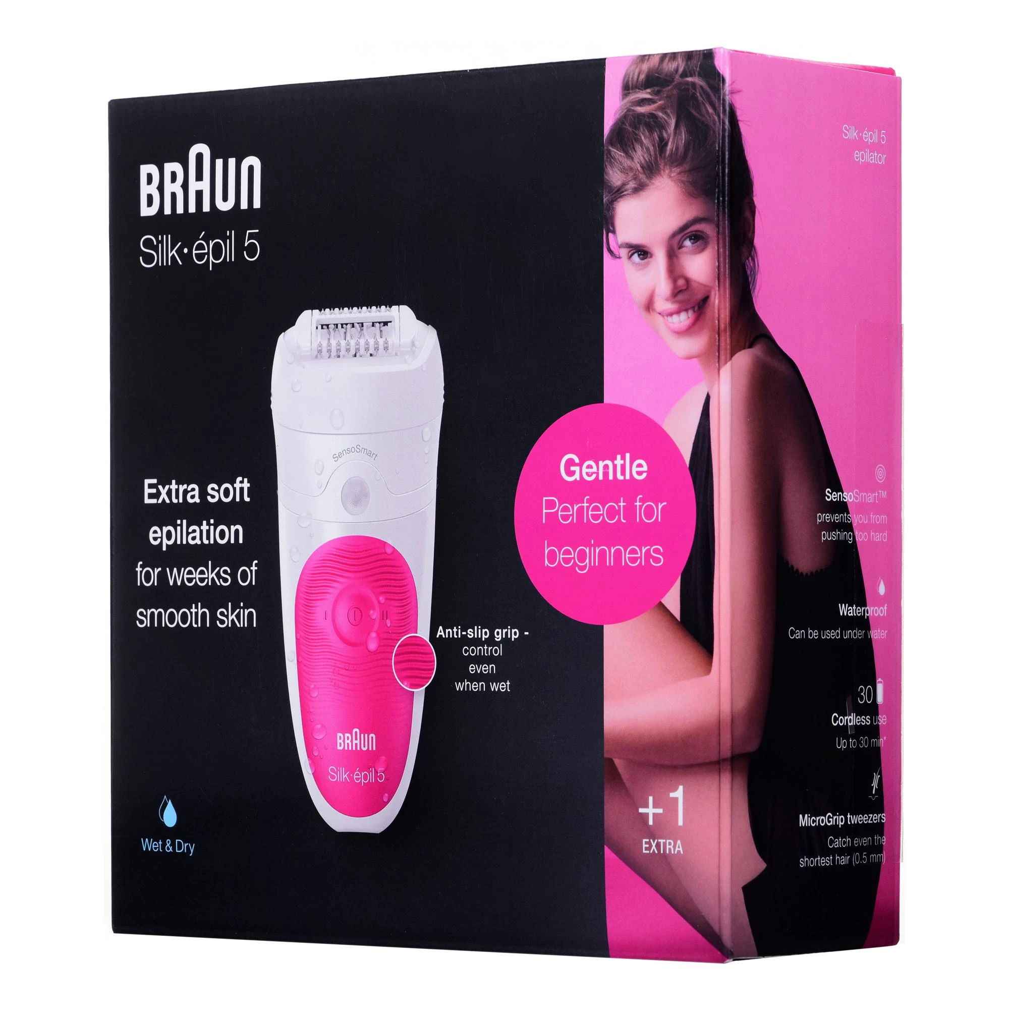 BRAUN SES 5500 SensoSmart Epiliatorius