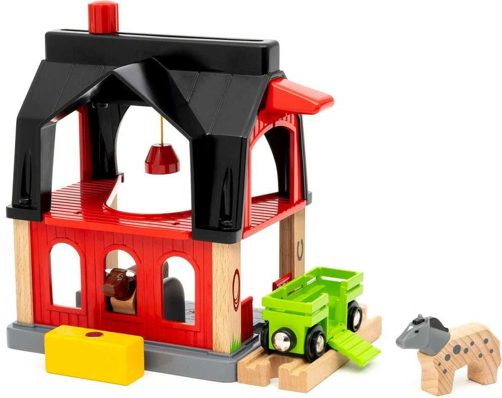 Ravensburger Brio Gyvūnų tvartas, pastatas, 3 metai, įvairiaspalvis