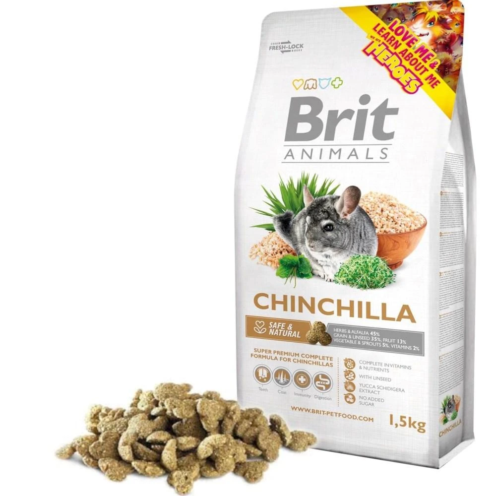 BRIT Animals maistas šinšiloms 1,5kg