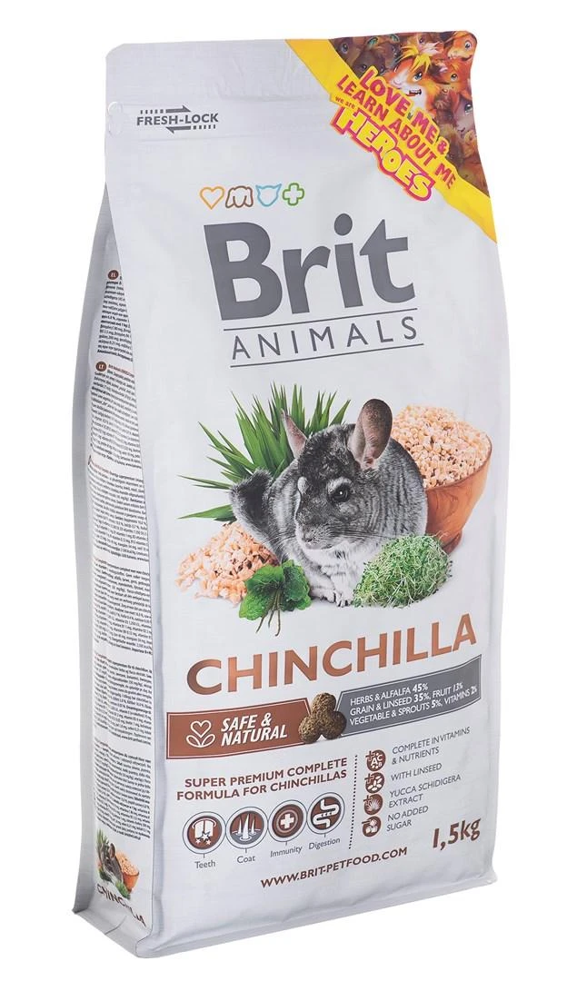 BRIT Animals maistas šinšiloms 1,5kg