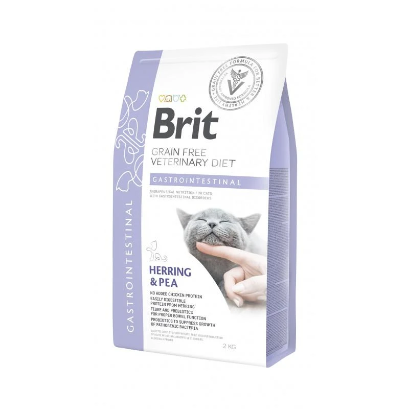 Brit GF Veterinary Diets sausas maistas katėms Gastrointestinal 2kg