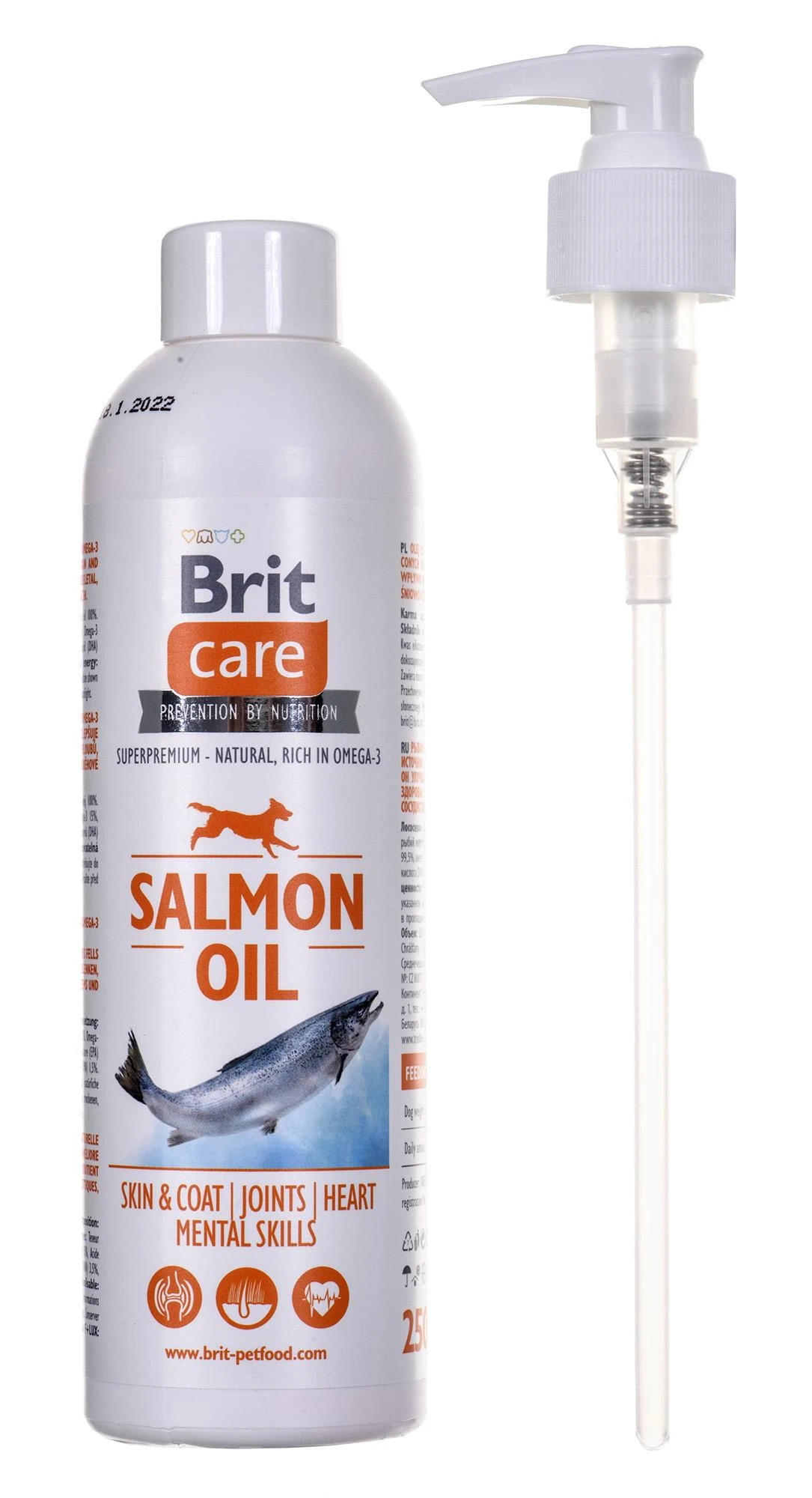 BRIT CARE lašišų aliejus 250ml