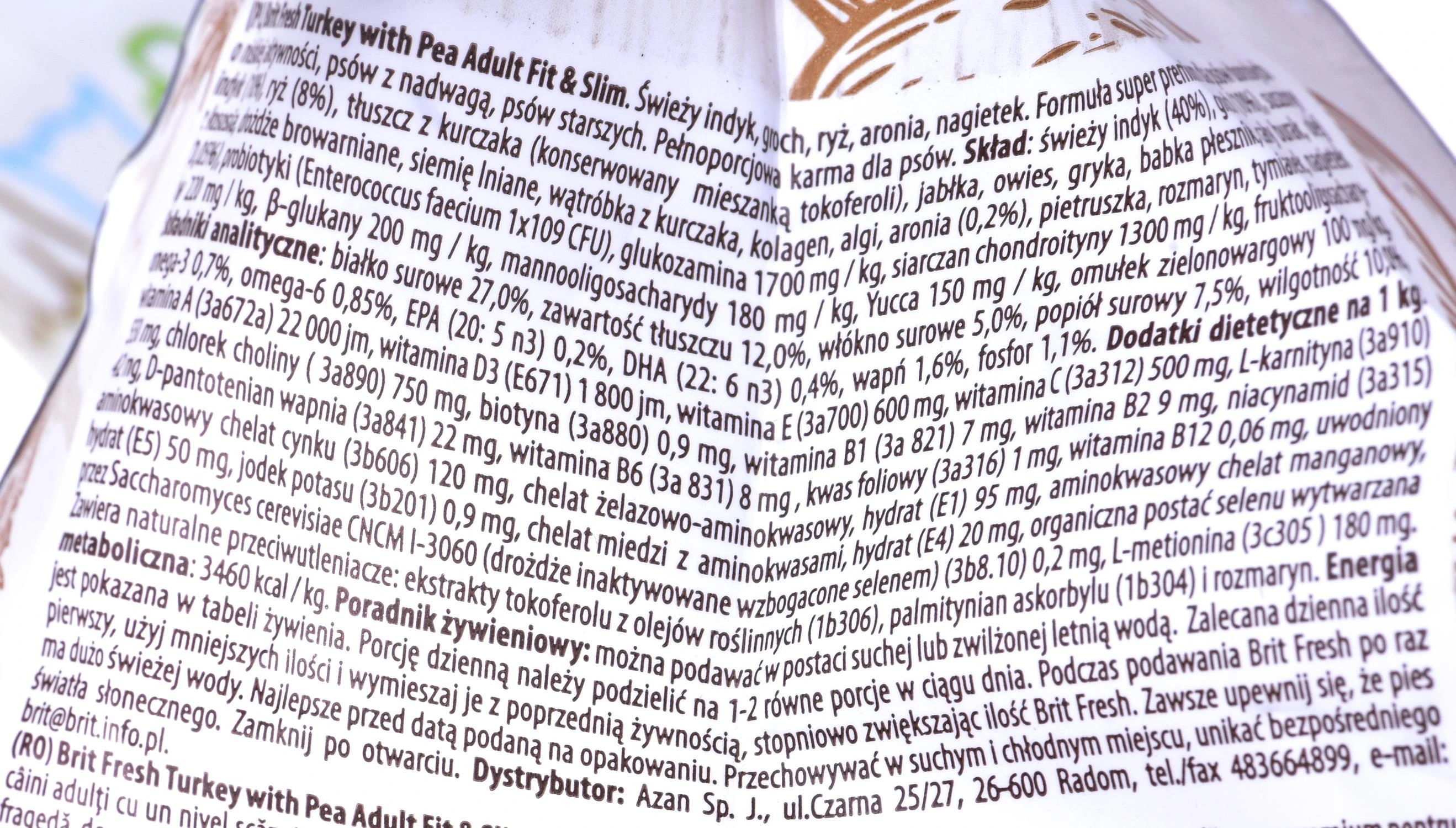 Brit Fresh Dog su kalakutiena ir žirniais Light Fit&Slim 12kg