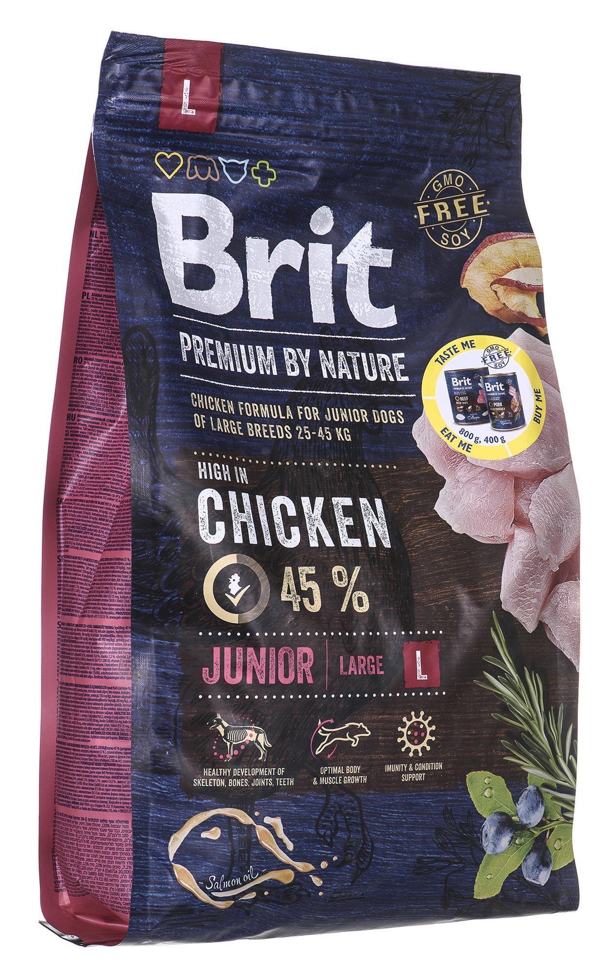 BRIT PREMIUM Dog by Nature Junior L 3kg