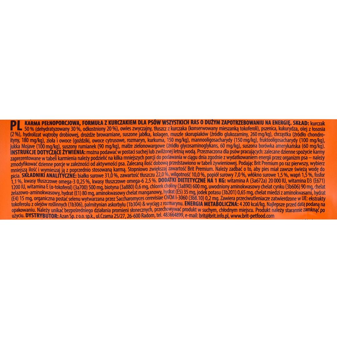 BRIT PREMIUM Dog by Nature Sport 3kg