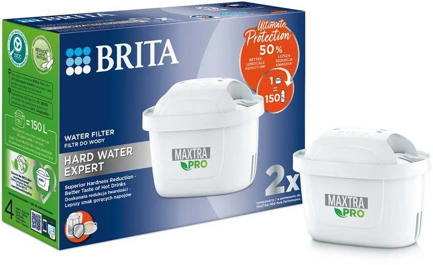 Vandens filtras - Brita Maxtra Pro Hard Vanduo Expert 2 vnt. Baltas