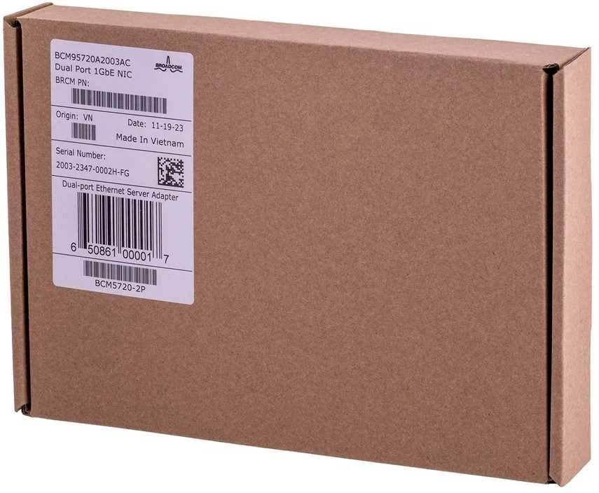 Broadcom Tinklo Plokštė - Bcm5720-2p 1000 Mbit/s