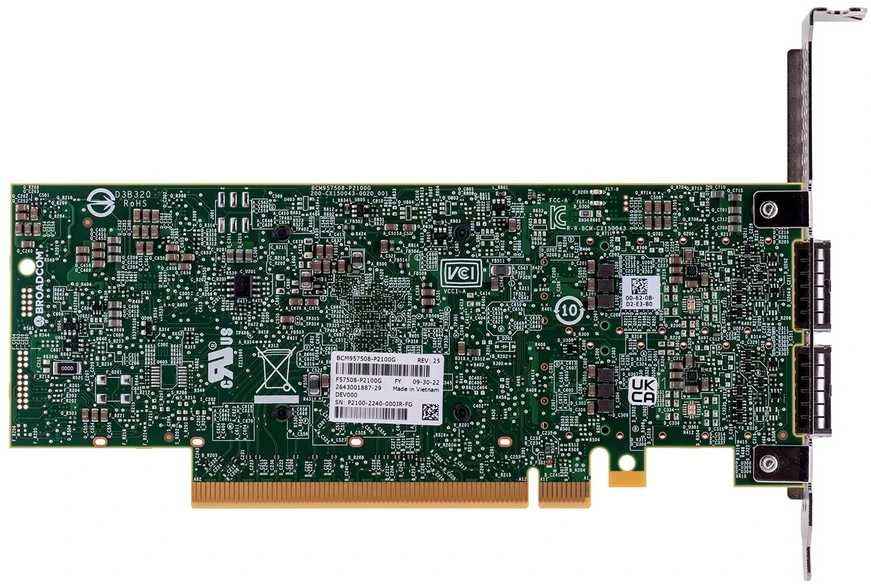 Brocade Communications Systems Broadcom BCM957508-P2100G tinklo plokštė vidinė skaidula 100000 Mbit/s