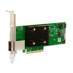 Vidinis SAS Adapteris - Broadcom HBA 9500-8e PCIe Žalias/Pilkas