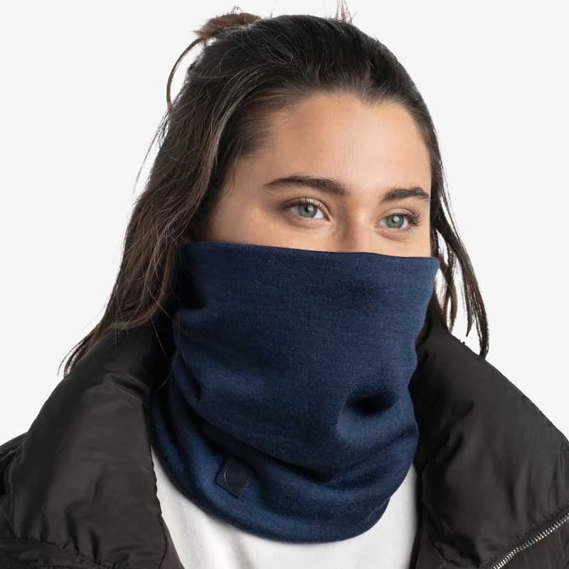 Kaklaskarė BUFF Heavyweight Merino Wool Solid Denim