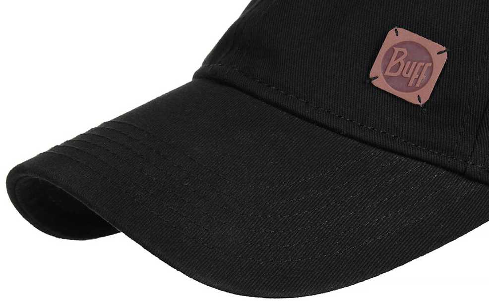 Buff Solid Juodas Kepurė su snapeliu Medvilnė, Poliesteris