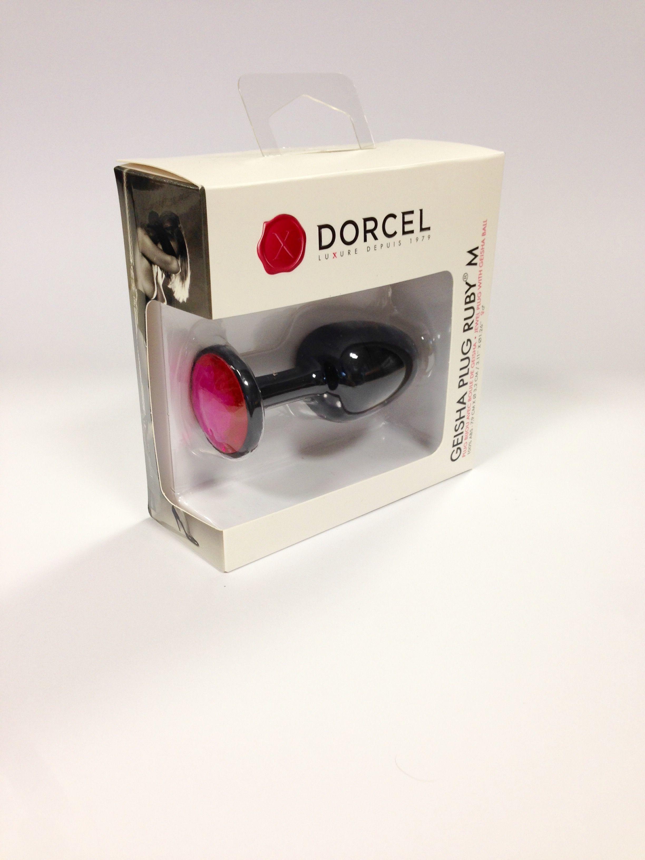 Marc Dorcel Analinis kištukas su kristaliniu dorcel geišos kištukas m 8cm