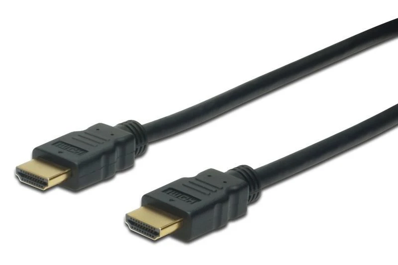 Juodas HDMI 2.0 laidas su 3 metrų ilgiu
