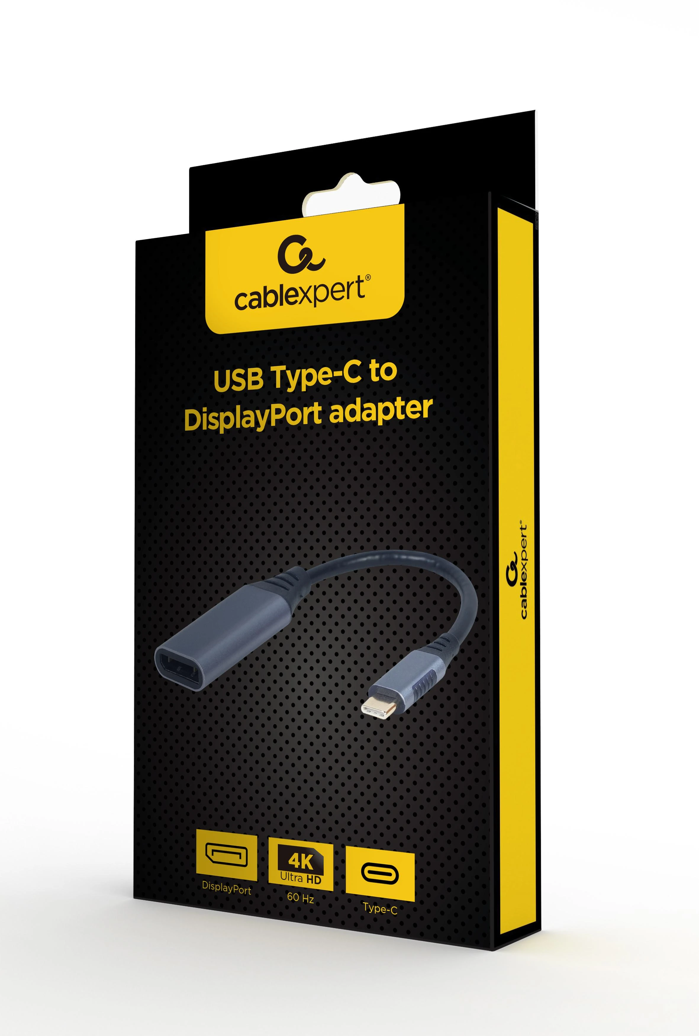 GEMBIRD A-USB3C-DPF-01 USB Type-C to DisplayPort vyriško adapterio erdvės pilkas