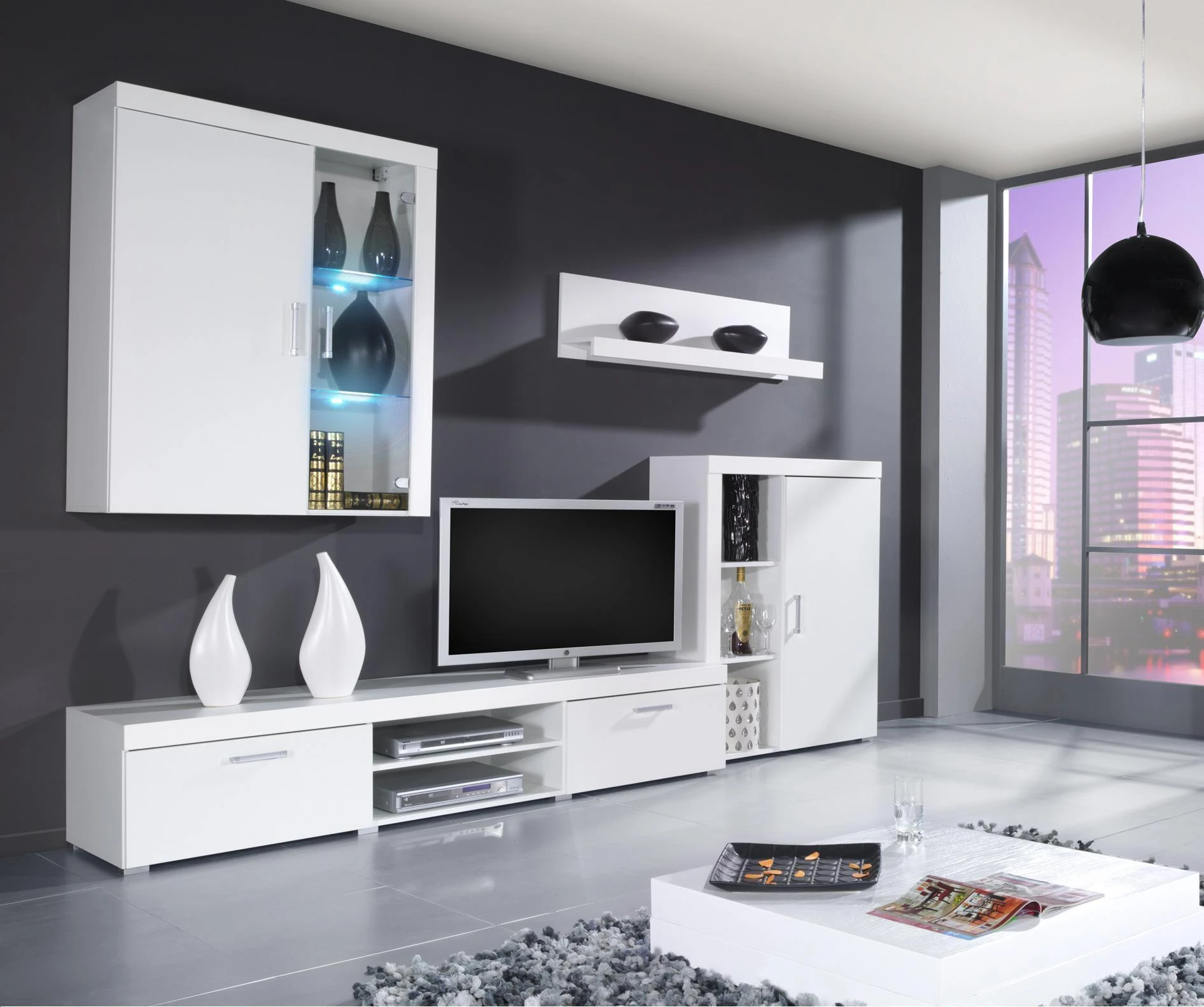 Cama Meble Svetainės Sekcija - Cama Samba Balta