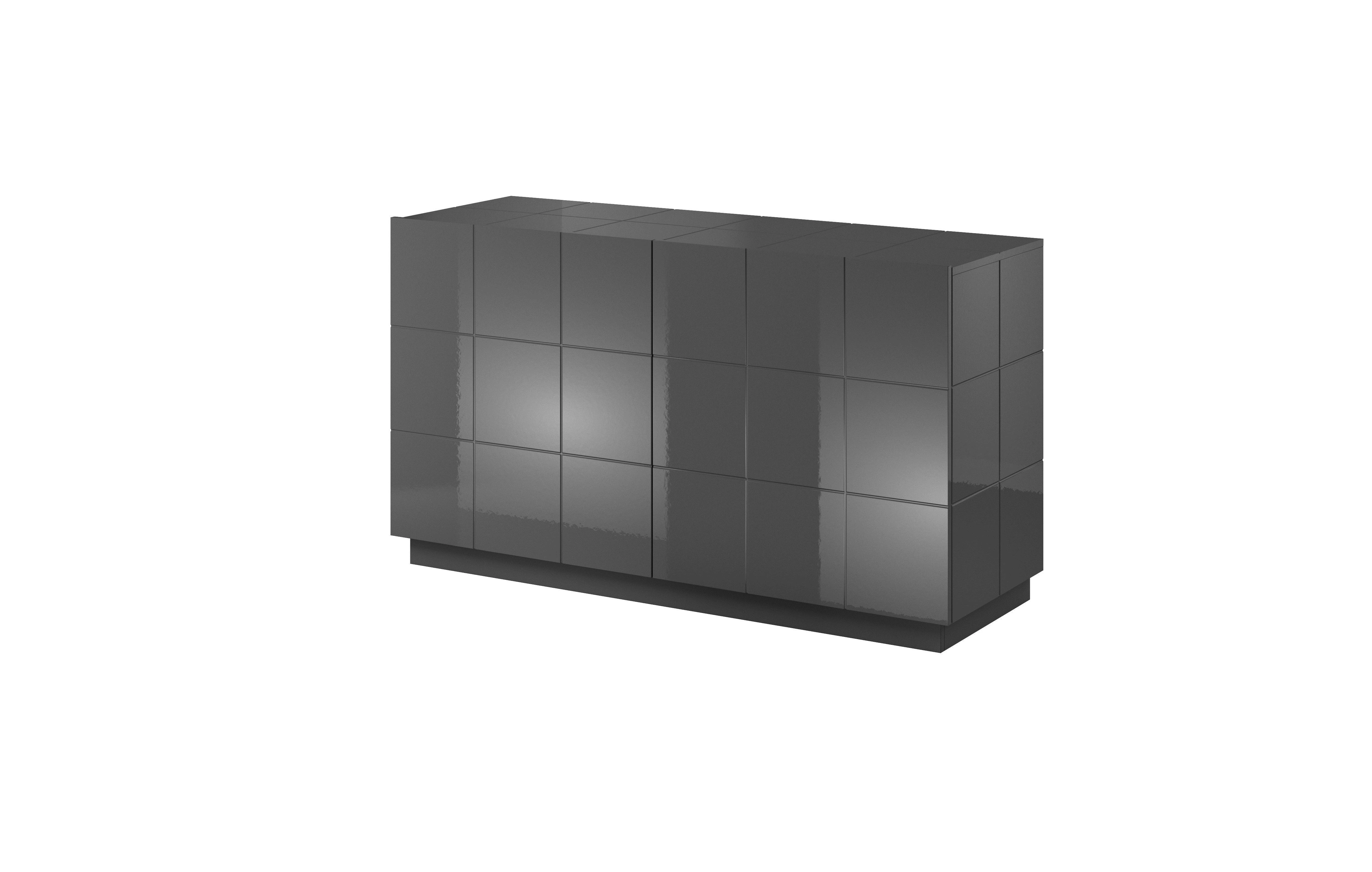 Cama Meble Indauja - Cama 2D Grafito Pilka Blizgi