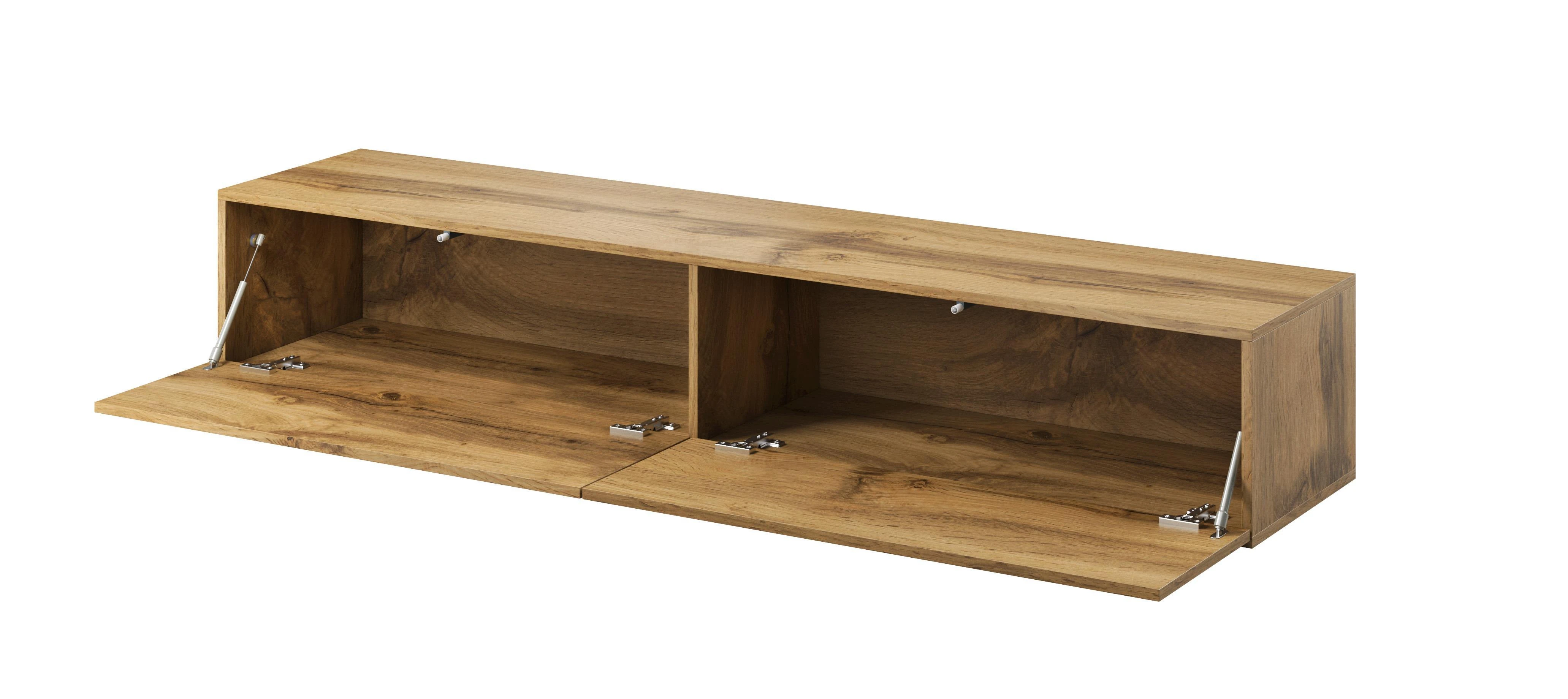 Cama pakabinama TV spintelė VIGO '180' 30/180/40 (spalva: Votan ąžuolas)