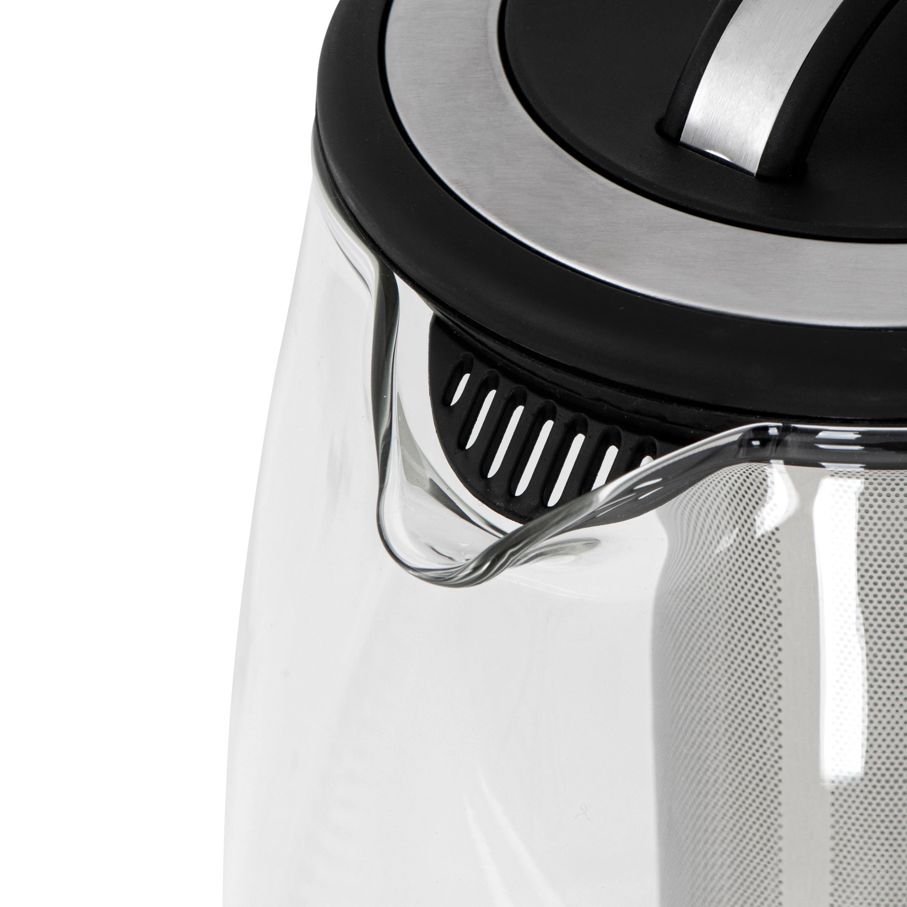 Adler Camry | Virdulys | CR 1290 | Standard | 2200 W | 2 L | Plastic/glass | 360° rotational base | Juodas/Transparent
