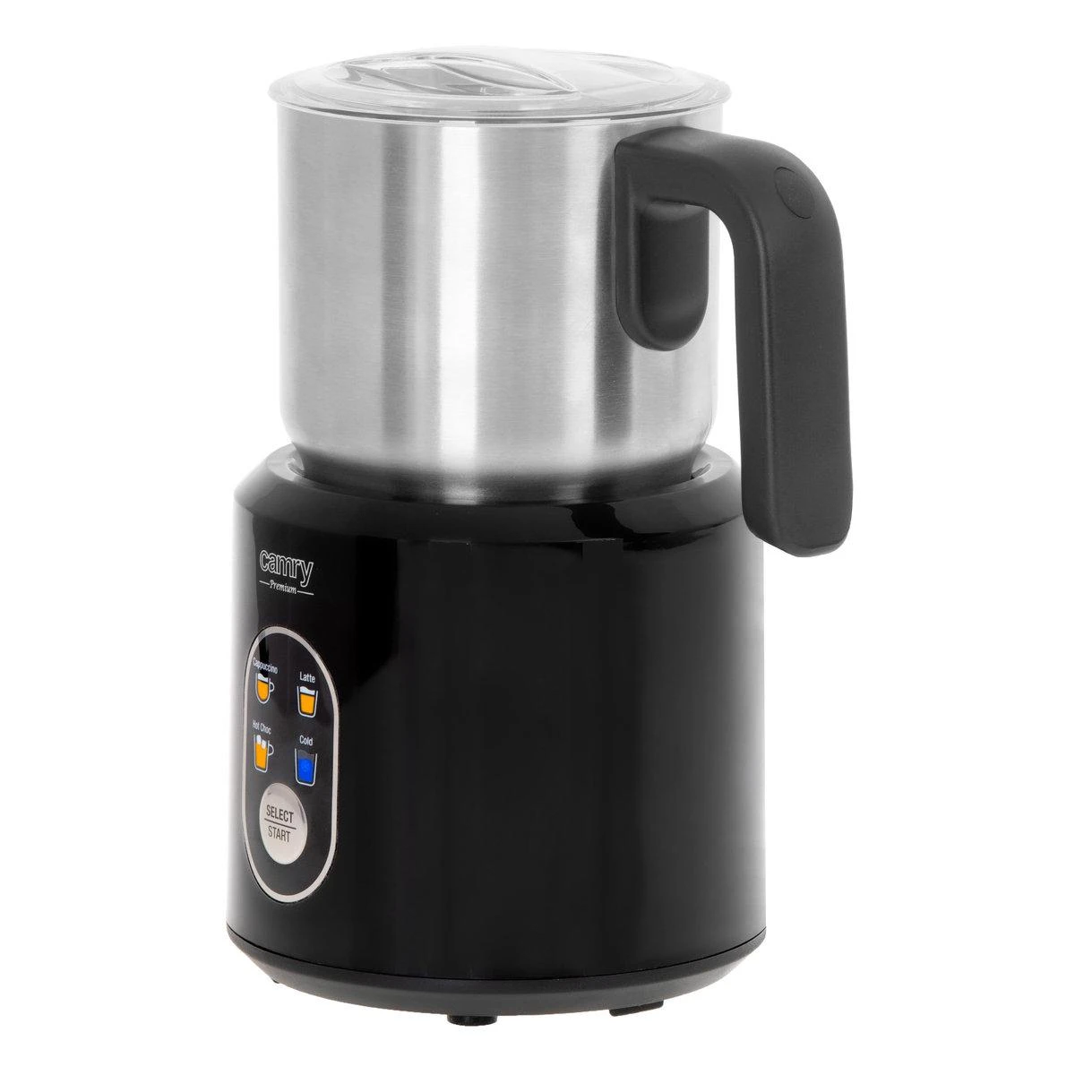 CAMRY CR 4498 automatic milk frother juodas, sidabrinis