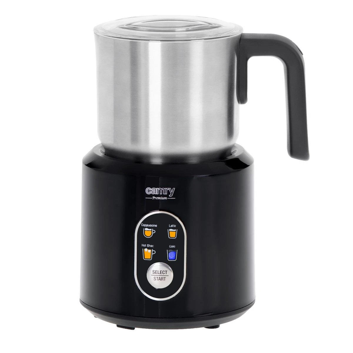 CAMRY CR 4498 automatic milk frother juodas, sidabrinis
