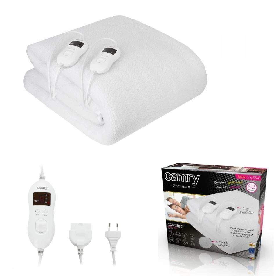 Šildoma antklodė Camry CR 7421 su dviem pulteliais