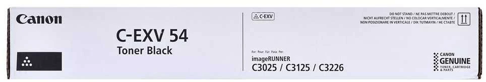 Canon C-EXV 54 (1394C002) Lazerinė kasetė, Juoda