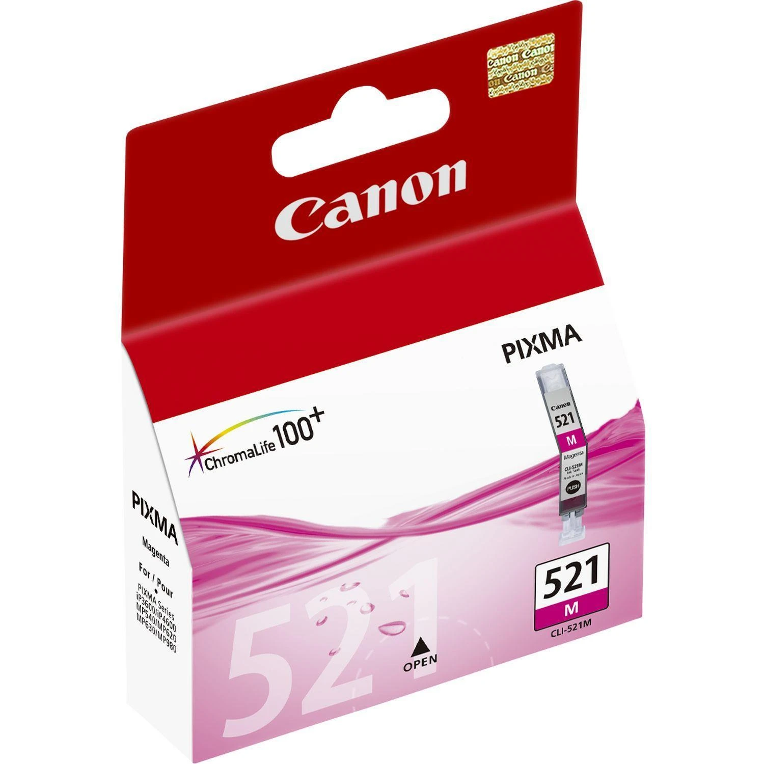 CANON CLI-521M rausvos spalvos rašalinė