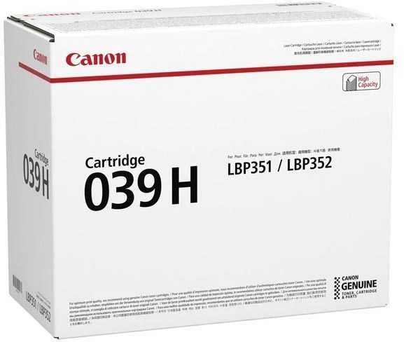 Canon CRG 039H (0288C002) Lazerinė kasetė, Juoda