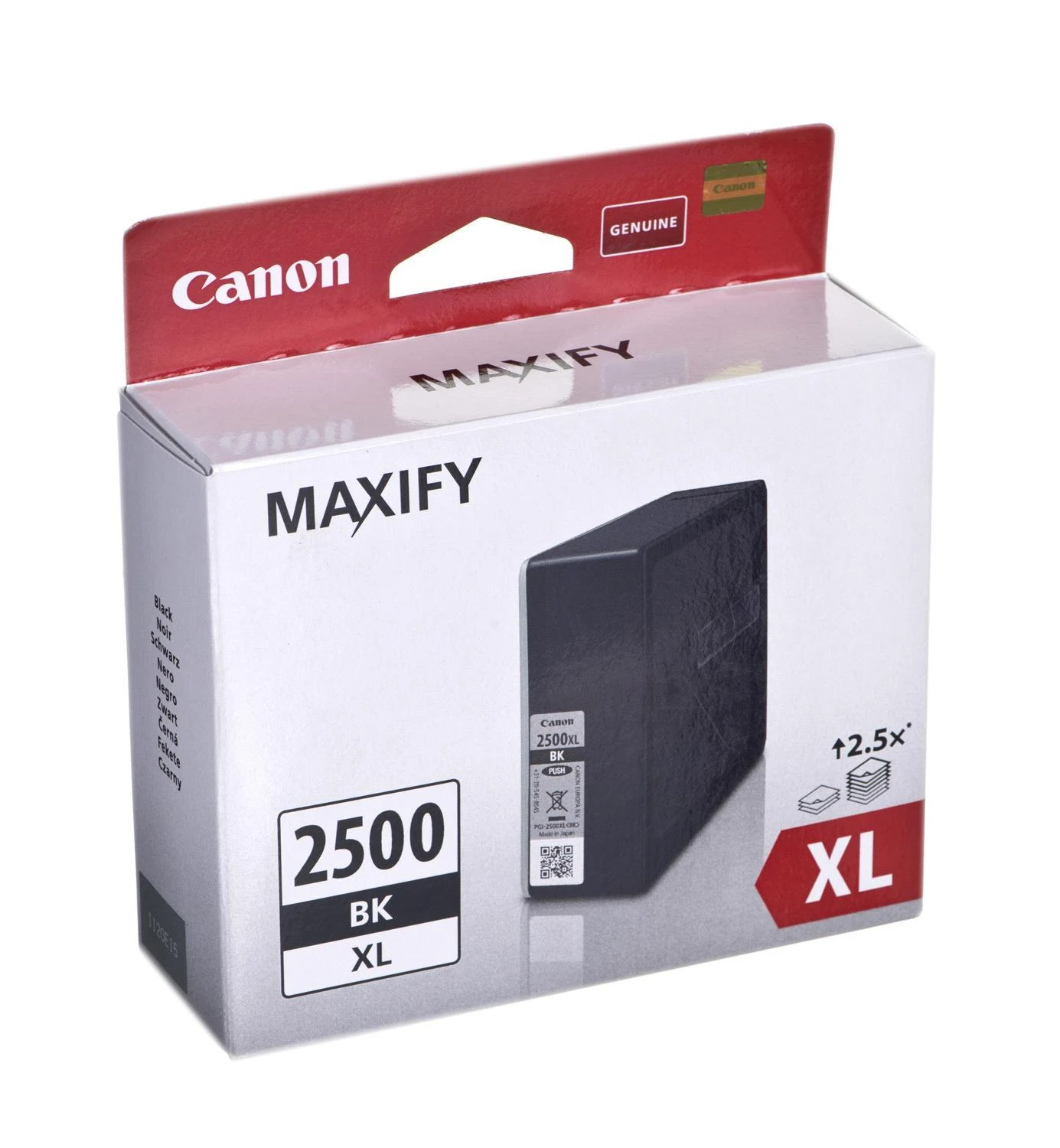 CANON 1LB PGI-2500XL BK rašalo kasetė juodas didelės talpos 1 pak.
