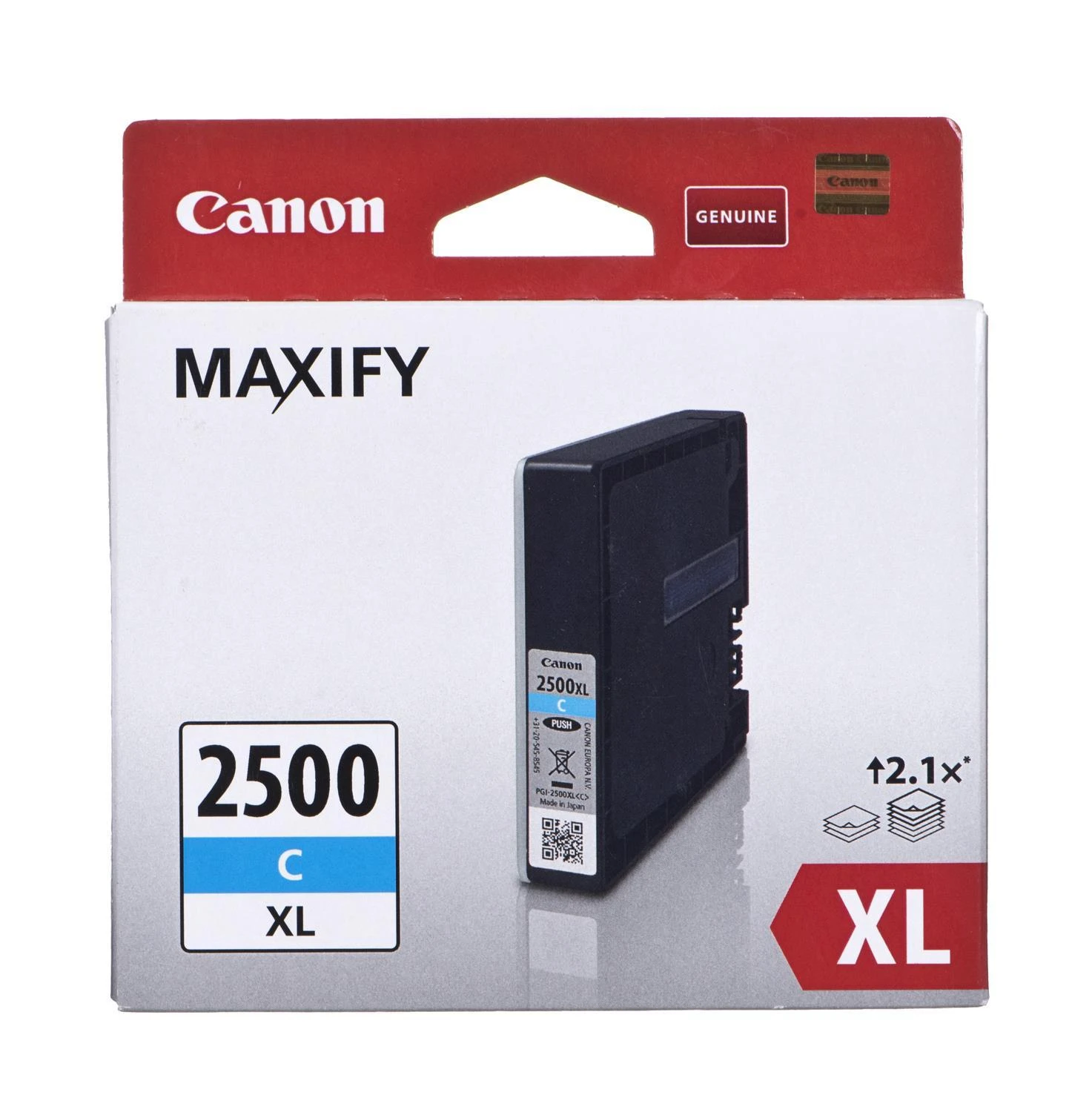 Canon PGI-2500XLC rašalo kasetė, žalsvai mėlyna