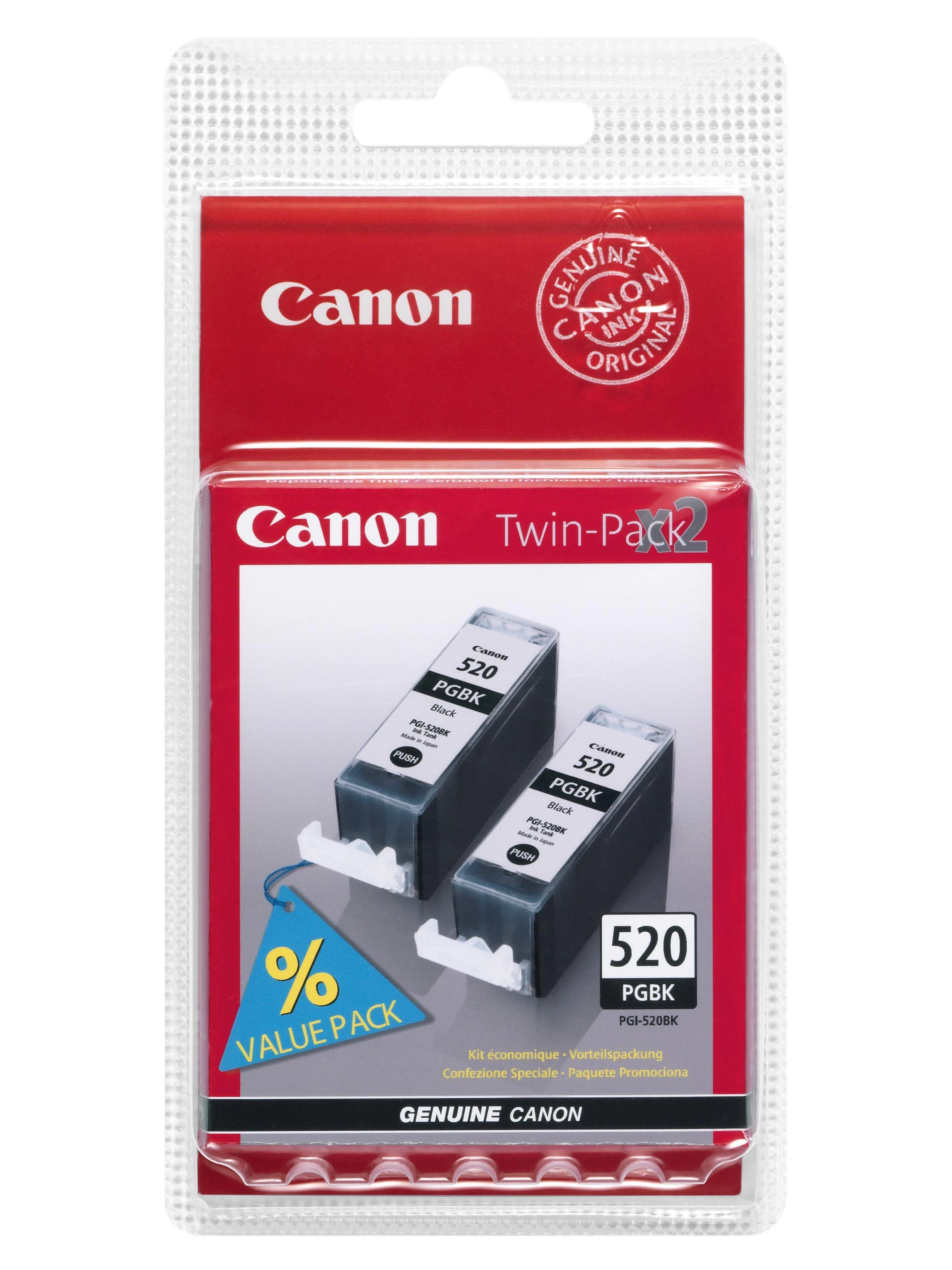Canon PGI-520Bk rašalo kasetė 2vnt, juodas