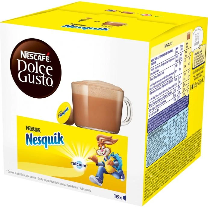 NESCAFÉ® Dolce Gusto® Nesquik® kakava 16 kapsulių dėžutėje 256g