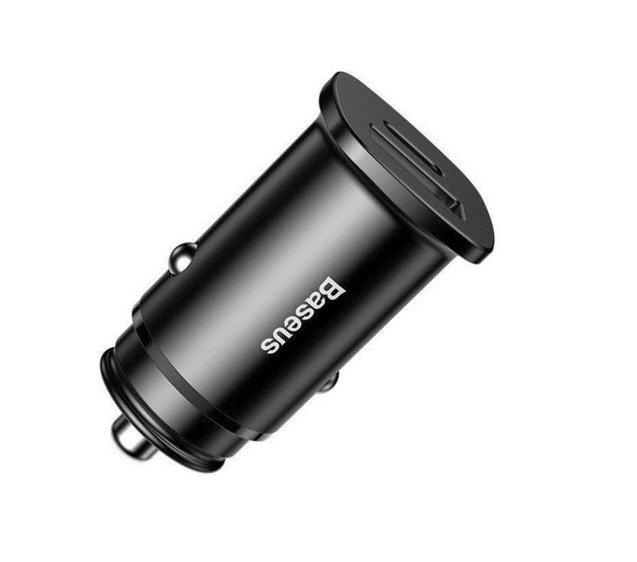 Baseus Square automobilinis įkroviklis PPS QC4.0 / PD3.0 5A 30W - Juodas