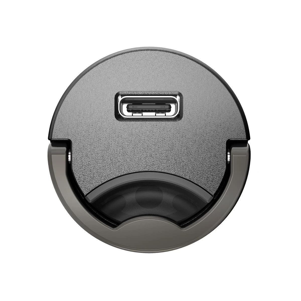 Įkroviklis automobilinis Baseus Tiny Star Mini Quick Charge Type-C to lightning 18W su 1m laidu pilkos spalvos TZVCHX-0G