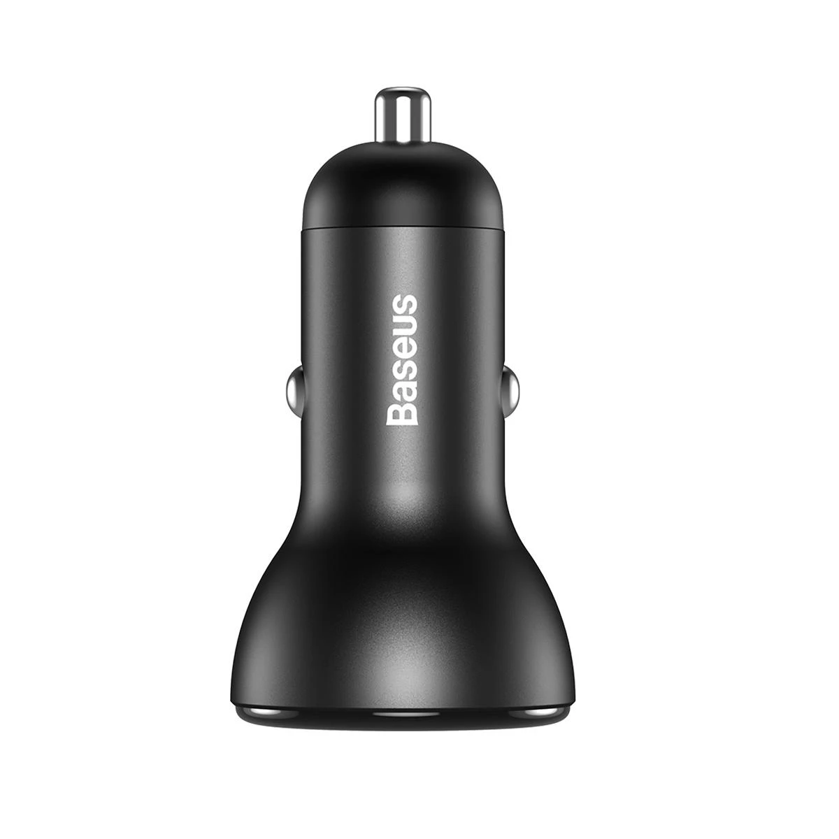 Baseus 2xUSB 4.8A automobilinis įkroviklis 24W - Pilkas