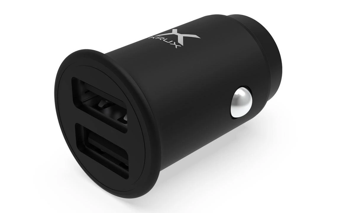 Automobilinis įkroviklis KRUX 2x USB 2.4A, 24W