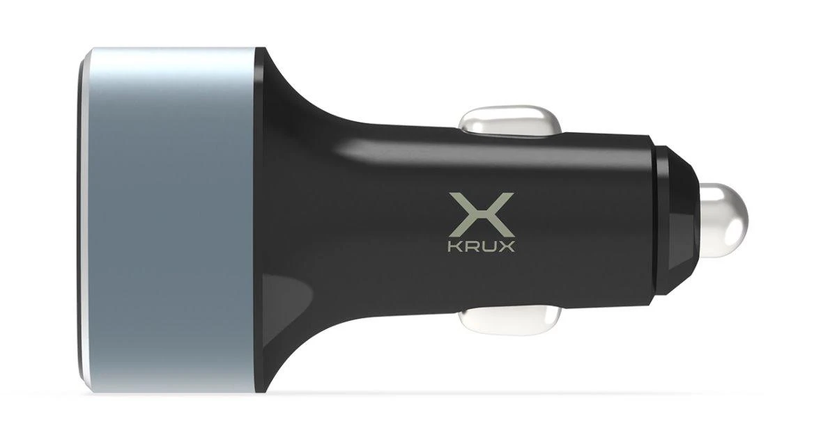 Automobilinis įkroviklis KRUX 3x USB QC 3.0