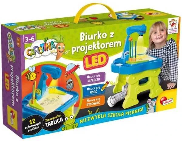 Lisciani LISCIANI CAROTINA BIURKO Z PROJEKTOREM LED