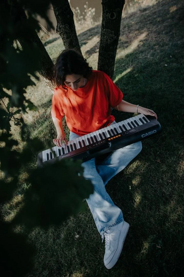 Sintezatorius Casio CT-S100 su akompan.